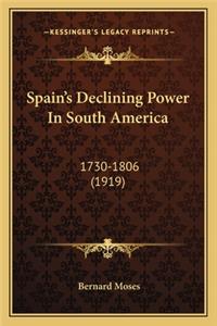 Spain's Declining Power in South America