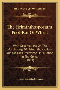 Helminthosporium Foot-Rot Of Wheat