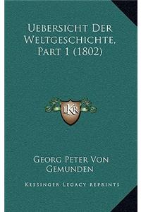 Uebersicht Der Weltgeschichte, Part 1 (1802)
