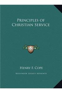 Principles of Christian Service