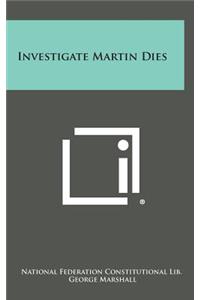 Investigate Martin Dies