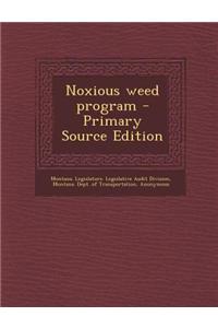 Noxious Weed Program