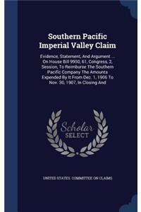 Southern Pacific Imperial Valley Claim
