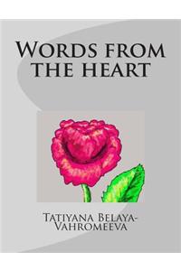 Words from the Heart