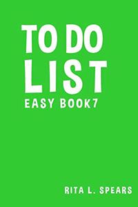 To Do List Easy Book7