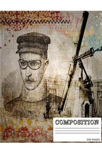 Steampunk Composition Notebook