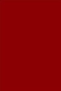 Journal Dark Red Color Simple Plain Red