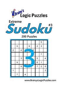 Brainy's Logic Puzzles Extreme Sudoku #3