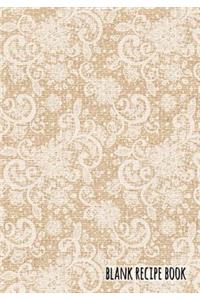 Blank Recipe Book - Classy Lace