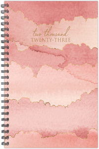 Pink Watercolor 6.5 X 8.5 Softcover Weekly Planner