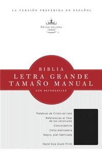 Biblia Letra Grande Tamano Manual Con Refeencias-Rvr 1960