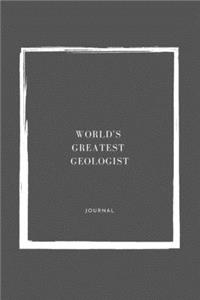 World's Greatest Geologist Notebook University Graduation gift