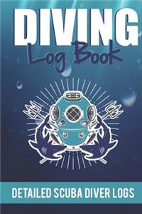 Diving Log Book Detailed Scuba Diver Logs