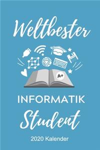 Weltbester Informatik Student 2020 Kalender