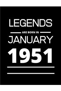LEGENDS are born in January 1951