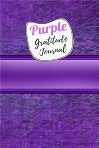 Purple Gratitude Journal