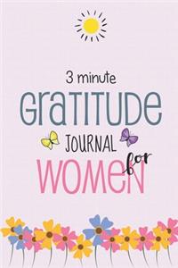 Three Minute Gratitude Journal