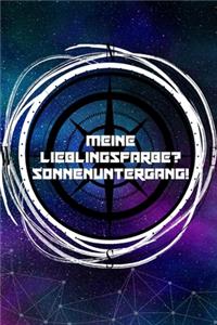 Meine Lieblingsfarbe? Sonnenuntergang