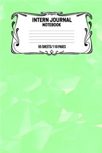 Intern Journal Notebook 55 Sheets/110 Pages