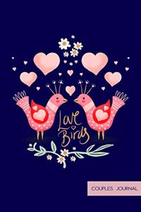 Love Birds Couples Journal