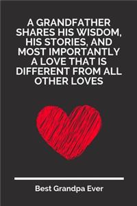 A Grandfather Shares His Wisdom, His Stories, And Most Importantly A Love That Is Different From All Other Loves