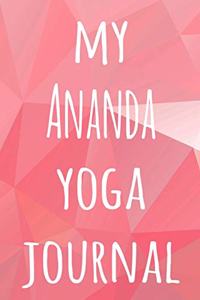 My Ananda Yoga Journal