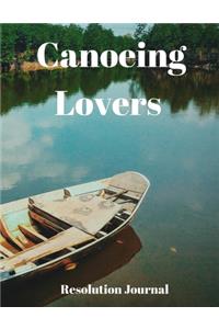 Canoeing Lovers Resolution Journal