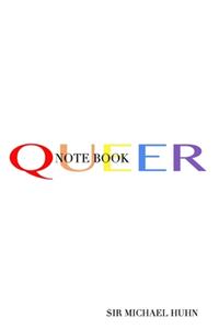 Queer Rainbow blank page Notebook