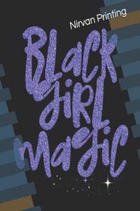Black Magic Girl: Glowing Blue 2019 Calendar 365 Days Daily, Weekly and Monthly Planner, Academic Planner, Personal Organizer for Men, Women, Teachers and Student 7.5 X 9.25