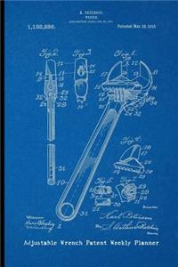 Adjustable Wrench Patent Weekly Planner