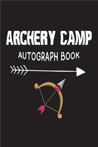 Archery Camp Autograph Book