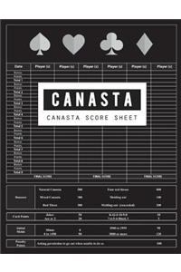 Canasta Score Sheet