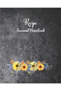 Recipe Journal Notebook