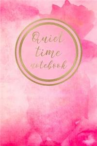 Qt Notebook: For Prayer, Reflection, Daily Quiet Time: Pretty Floral Design