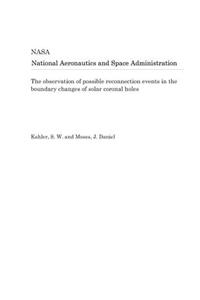 The Observation of Possible Reconnection Events in the Boundary Changes of Solar Coronal Holes