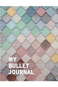 My Bullet Journal. Blank Dot Grid Journal Notebook Planner Diary. 8.5x11 In. 120 Pages.