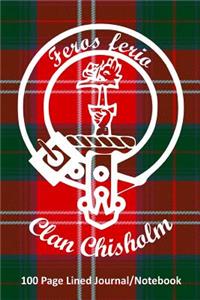 Clan Chisholm 100 Page Lined Journal/Notebook