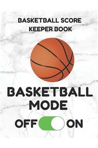 Basketball Score Keeper Book