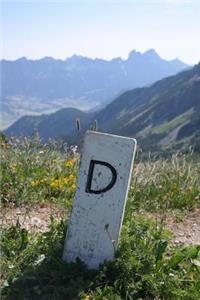 German Border Marker in the Alps Journal