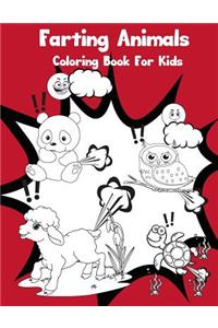 Farting Animals Coloring Book For Kids