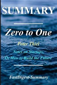 Summary Zero to One: By Peter Thiel - Notes on Startups, or How to Build the Future