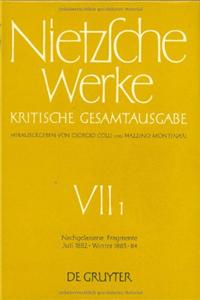 Nachgelassene Fragmente Juli 1882 - Winter 1883 - 1884