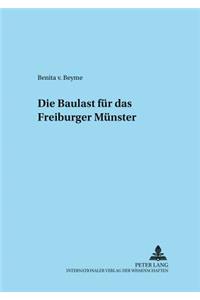 Die Baulast Fuer Das Freiburger Muenster