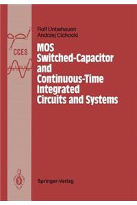 Mos Switched-Capacitor and Continuous-Time Integrated Circuits and Systems