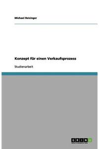 Konzept für einen Verkaufsprozess