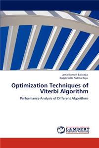 Optimization Techniques of Viterbi Algorithm