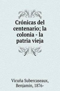 CR  NICAS DEL CENTENARIO LA COLONIA - L