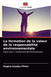 formation de la valeur de la responsabilité environnementale