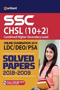 SSC CHSL (10+2) Solved Papers Combined Higher Secondary 2019(Old Edition)