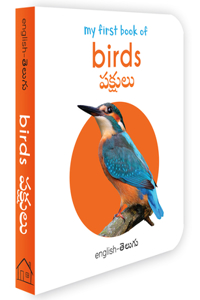 My First Book Of Birds - Pakshulu  My First English Telugu Board Book